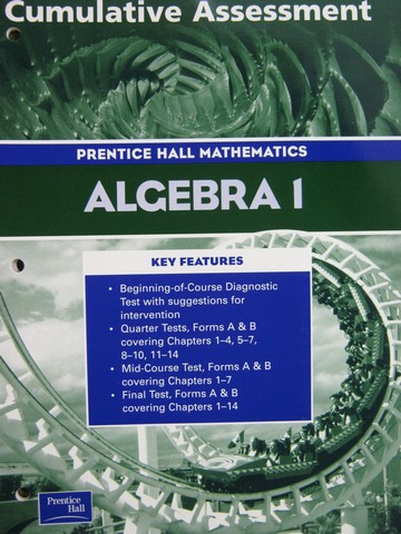(image for) Algebra 1 Cumulative Assessment (P)