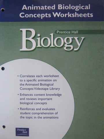 (image for) Biology Animated Biological Concepts Worksheets (P)