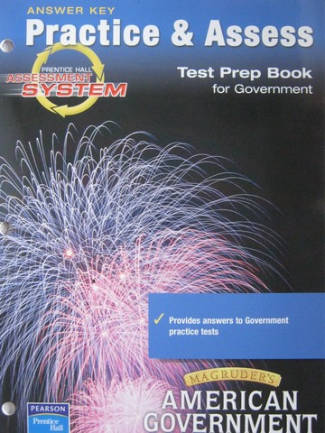 (image for) Magruder's American Government Practice & Assess Answers (P)