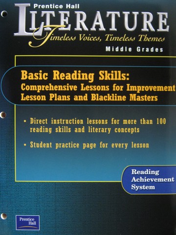 (image for) Literature Middle Grades Basic Reading Skills (P)