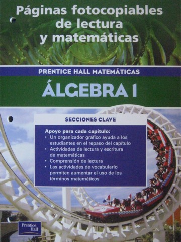 (image for) Algebra 1 Paginas fotocopiables de lectura y matematicas (P)