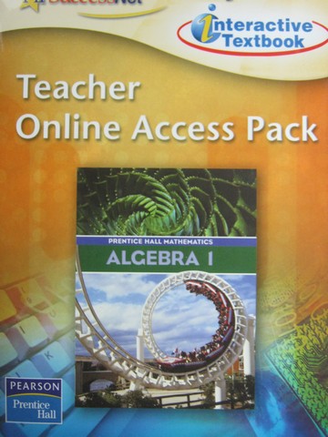 (image for) Algebra 1 Teacher Online Access Pack (Card)