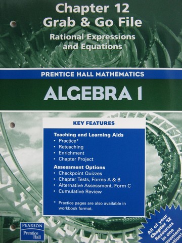 (image for) Algebra 1 Chapters Grab & Go File (Pk)