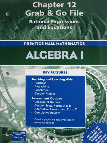 (image for) Algebra 1 Chapters Grab & Go File (12-Booklet)(Pk)