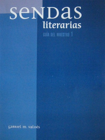 (image for) Sendas Literarias 1 2nd Edicion Guia del mastro (TE)(P)