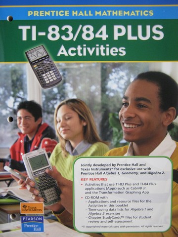 (image for) PH Mathematics TI-83/84 Plus Activities (P) by Bass, Bellman,