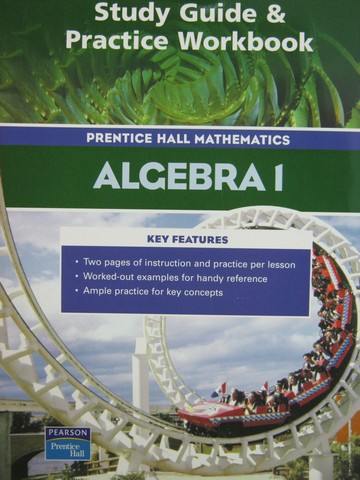 (image for) Algebra 1 Study Guide & Practice Workbook (P)