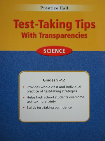 (image for) Test-Taking Tips with Transparencies for Grades 9-12 Science (P)