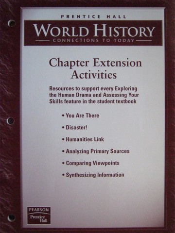 (image for) World History Connections to Today Chapter Extension (P)