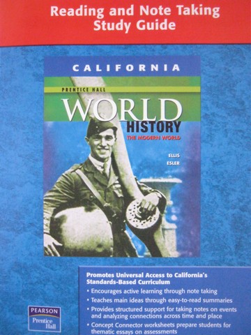 (image for) World History Reading & Note Taking Study Guide (CA)(P)