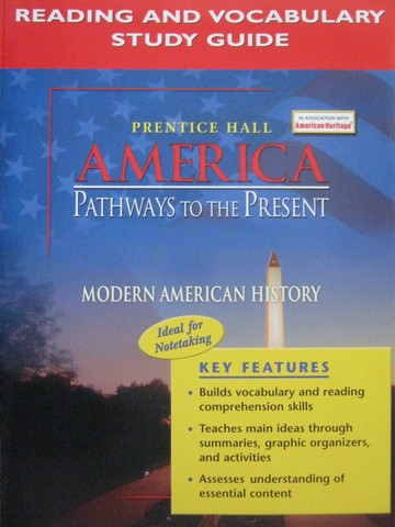 (image for) America Pathways to the Present Reading & Vocabulary Study (P)