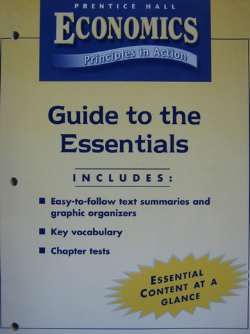 (image for) Economics Principles in Action Guide to the Essentials (P)