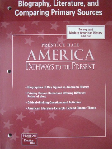 (image for) America Pathways to the Present Teaching Resources (TE)(PK)