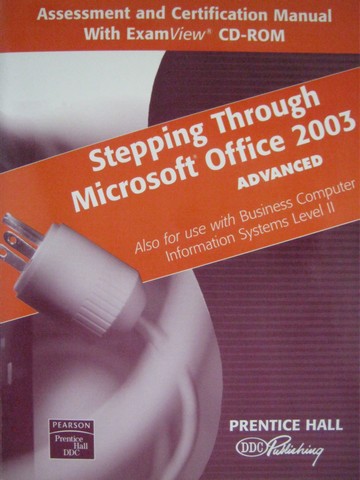 (image for) Stepping Through Microsoft Office 2003 Advanced Assessment (P)