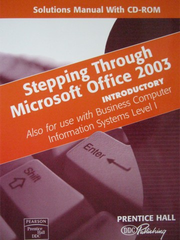 (image for) Stepping Through Microsoft Office 2003 Introductory SM (P)