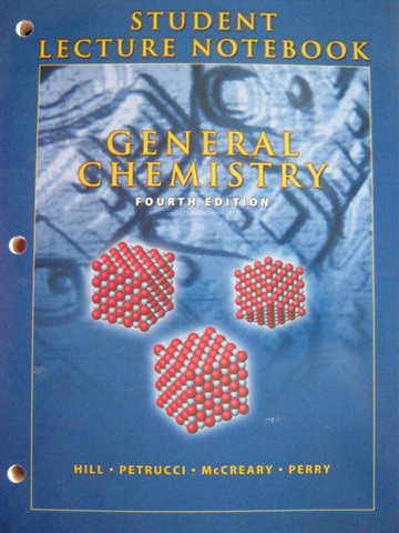 (image for) General Chemistry 4th Edition Student Lecture Notebook (P)
