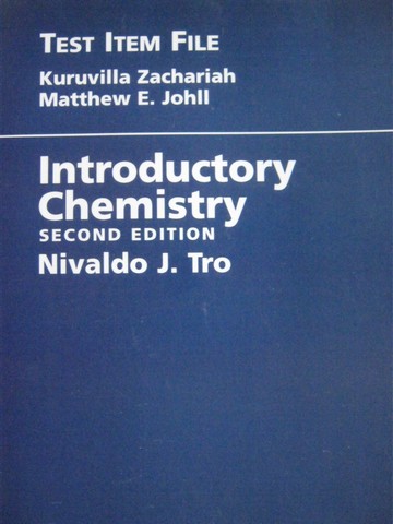 (image for) Introductory Chemistry 2e Test Item File (P) by Zachariah & Johll