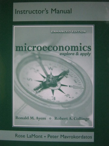 (image for) Microeconomics Explore & Apply Enhanced Edition IM (TE)(P)