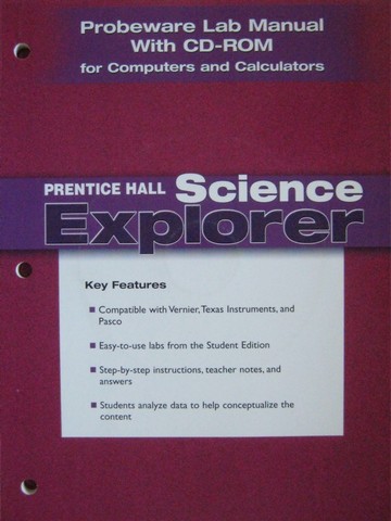 (image for) Science Explorer Probeware Lab Manual with CD-ROM (P)
