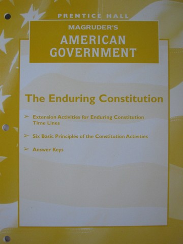 (image for) Magruder's American Government The Enduring Constitution (P)