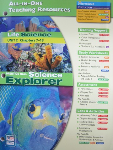 (image for) Science Explorer Life Science All-in-One TR Unit 2 (TE)(P) - Click Image to Close
