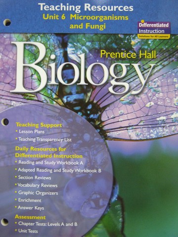 (image for) Biology Teaching Resources Unit 6 (P)