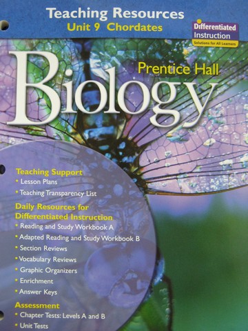(image for) Biology Teaching Resources Unit 9 (P)