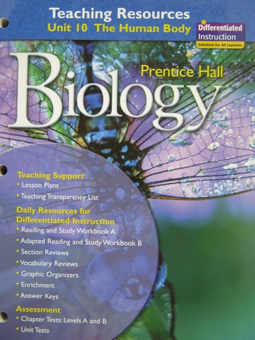 (image for) Biology Teaching Resources Unit 10 (P)