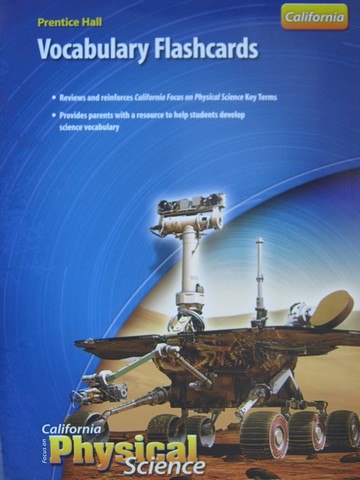 (image for) California Focus on Physical Science Vocabulary Flashcard (P)