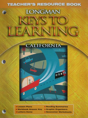 (image for) Keys to Learning California TRB (CA)(TE)(P) by Chamot, Keatley,