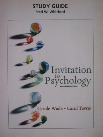 (image for) Invitation to Psychology 4th Edition Study Guide (P) by Whitford