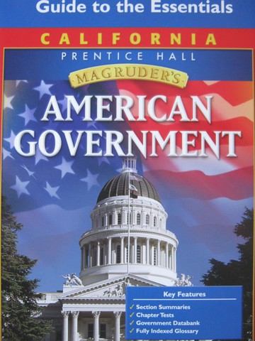 (image for) Magruder's American Government Guide to the Essentials (CA)(P)