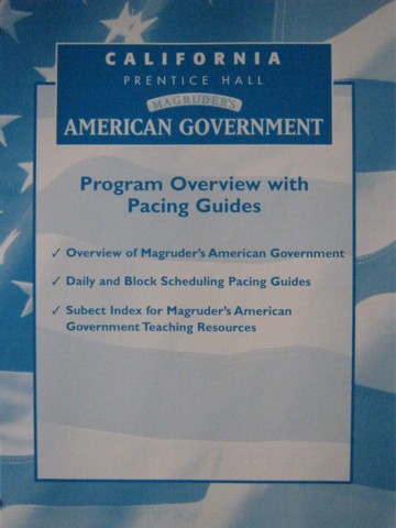 (image for) Magruder's American Government California TR (CA)(TE)(Pk)