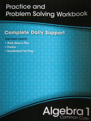 (image for) Algebra 1 Common Core Practice & Problem Solving Workbook (P)