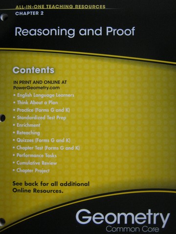 (image for) Geometry Common Core All-in-One Teaching Resources 2 (P)