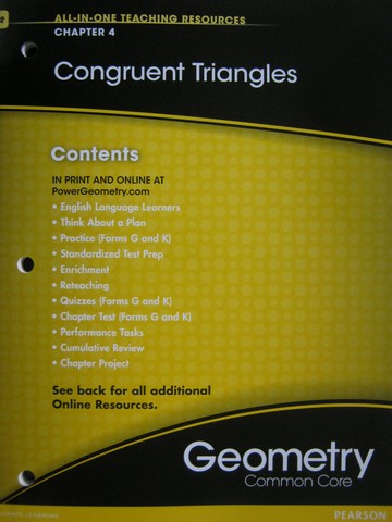 (image for) Geometry Common Core All-in-One Teaching Resources 4 (P)