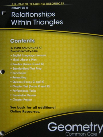 (image for) Geometry Common Core All-in-One Teaching Resources 5 (P)