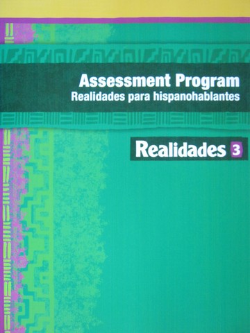 (image for) Realidades 3 Digital Edition Assessment Program Realidades (P) - Click Image to Close