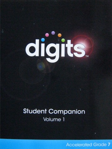 (image for) Digits Accelerated Grade 7 Student Companion Volume 1 (P)