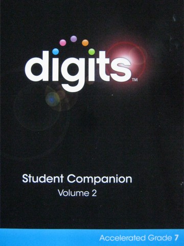(image for) Digits Accelerated Grade 7 Student Companion Volume 2 (P)