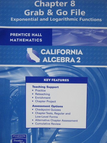 (image for) California Algebra 2 Chapter 8 Grab & Go Files (CA)(P)