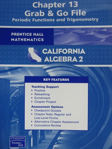(image for) California Algebra 2 Chapter 13 Grab & Go File (CA)(P)