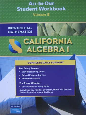 (image for) California Algebra 1 All-in-One Student Workbook B (CA)(P)