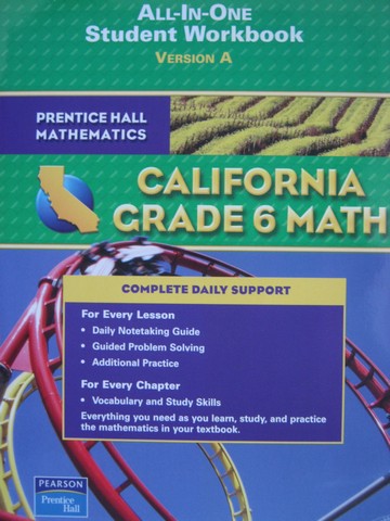 (image for) California Grade 6 Math All-in-One Student Workbook A (CA)(P)