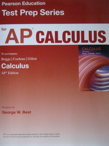 (image for) Test Prep Series for AP Calculus (P) by George W Best