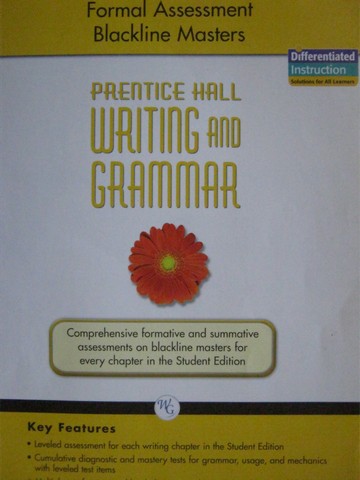 (image for) Writing & Grammar 6 Formal Assessment BLM (P)