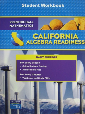 (image for) California Algebra Readiness Student Workbook (CA)(P)