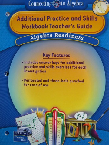 (image for) Algebra Readiness Additional Practice & Skills WB (CA)(TE)(P)