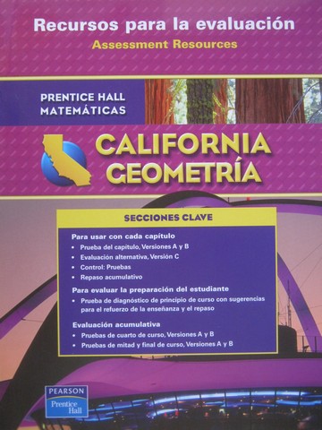 (image for) California Geometria Recursos para la evaluacion (CA)(P)