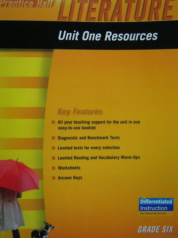 (image for) Literature 6 Penguin Edition Unit 1 Resources (P)